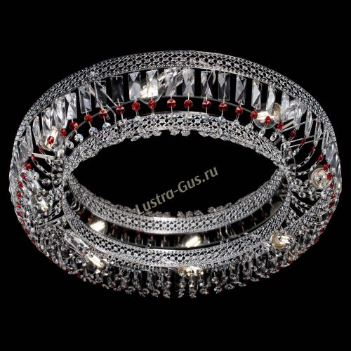 Люстра Венеция Кольцо №8 пластинка красная в Самаре Гусь Хрустальный