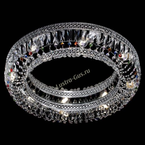 Люстра Венеция Кольцо №8 пластинка разноцветная в Самаре Гусь Хрустальный