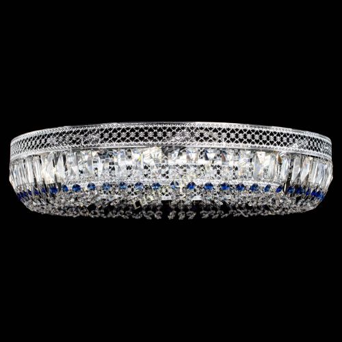 Люстра Венеция Кольцо №8 пластинка синяя в Самаре Гусь Хрустальный