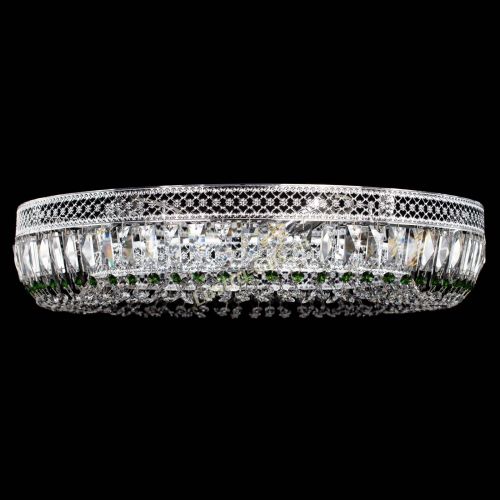 Люстра Венеция Кольцо №8 пластинка зеленая в Самаре Гусь Хрустальный