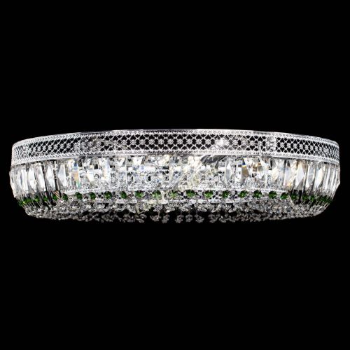 Люстра Венеция Кольцо №8 пластинка зеленая в Самаре Гусь Хрустальный