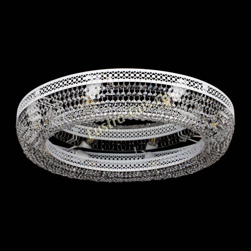 Люстра Венеция Кольцо №8 белая в Самаре Гусь Хрустальный