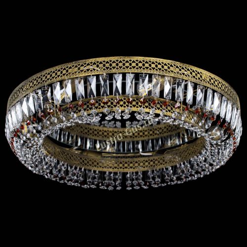 Люстра Венеция Кольцо №8 пластинка под бронзу Чайная в Самаре Гусь Хрустальный