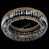 Люстра Венеция Кольцо №8 пластинка под бронзу Черная в Самаре