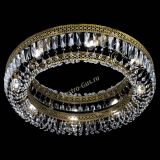 Люстра Венеция Кольцо №8 пластинка под бронзу Черная в Самаре