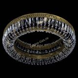 Люстра Венеция Кольцо №8 пластинка под бронзу Фиолетовая в Самаре