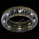 Люстра Венеция Кольцо №8 пластинка под бронзу Фиолетовая в Самаре