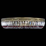 Люстра Венеция Кольцо №8 пластинка под бронзу Красная в Самаре