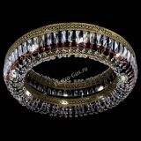 Люстра Венеция Кольцо №8 пластинка под бронзу Красная в Самаре