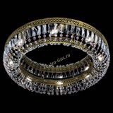 Люстра Венеция Кольцо №8 пластинка под бронзу Розовая в Самаре