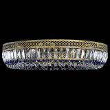 Люстра Венеция Кольцо №8 пластинка под бронзу Синяя в Самаре