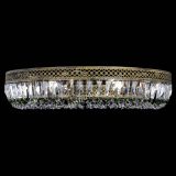 Люстра Венеция Кольцо №8 пластинка под бронзу Зеленая в Самаре