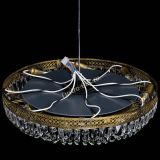 Люстра Венеция Кольцо №8 пластинка под бронзу Зеленая в Самаре