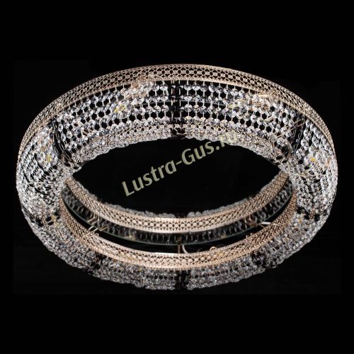 Люстра Венеция Кольцо №8 черная в Самаре Гусь Хрустальный