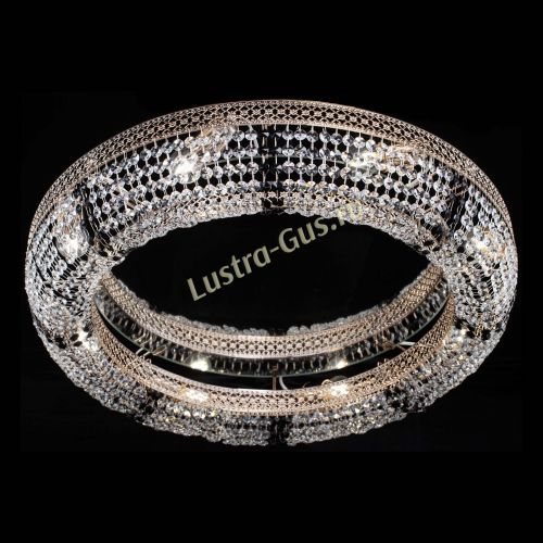 Люстра Венеция Кольцо №8 черная в Самаре Гусь Хрустальный