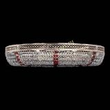 Люстра Венеция Кольцо №8 красное в Самаре