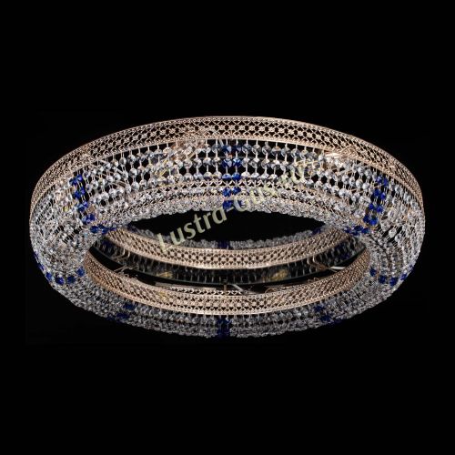 Люстра Венеция Кольцо №8 синее в Самаре Гусь Хрустальный