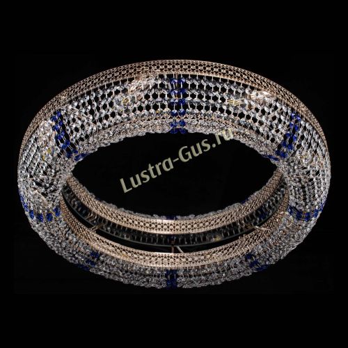 Люстра Венеция Кольцо №8 синее в Самаре Гусь Хрустальный