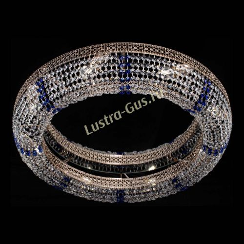 Люстра Венеция Кольцо №8 синее в Самаре Гусь Хрустальный