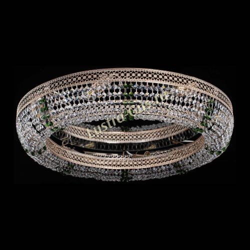 Люстра Венеция Кольцо №8 зеленое в Самаре Гусь Хрустальный