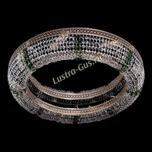 Люстра Венеция Кольцо №8 зеленое в Самаре Гусь Хрустальный