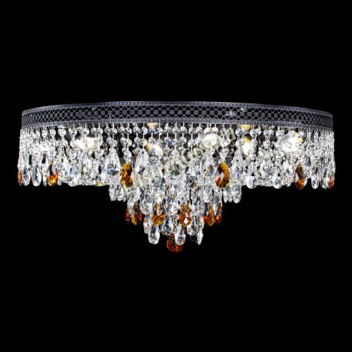 Люстра Венеция Кольцо Черная №8 чайная в Самаре Гусь Хрустальный