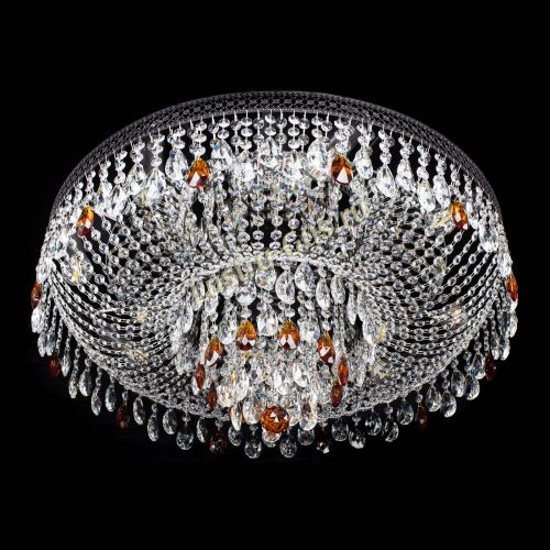 Люстра Венеция Кольцо Черная №8 чайная в Самаре Гусь Хрустальный