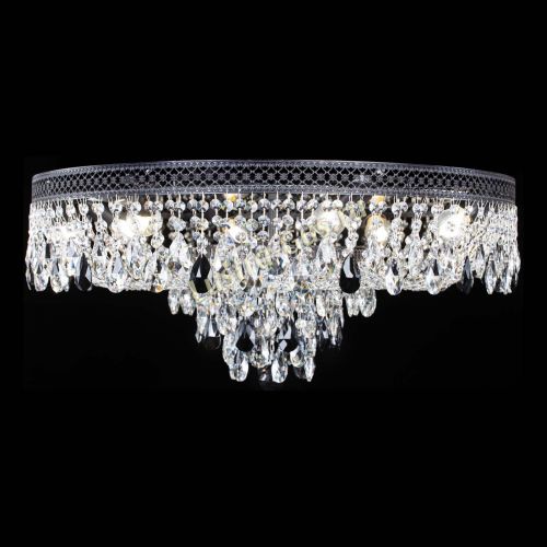 Люстра Венеция Кольцо Черная №8 черная в Самаре Гусь Хрустальный