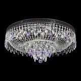 Люстра Венеция Кольцо Черная №8 фиолетовая в Самаре