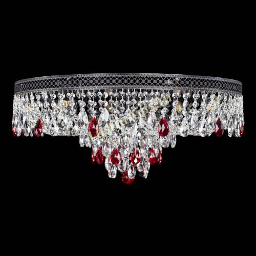 Люстра Венеция Кольцо Черная №8 красная в Самаре Гусь Хрустальный