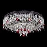 Люстра Венеция Кольцо Черная №8 красная в Самаре