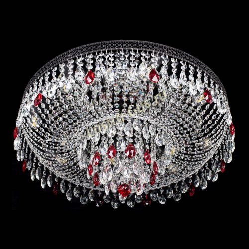 Люстра Венеция Кольцо Черная №8 красная в Самаре Гусь Хрустальный