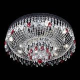 Люстра Венеция Кольцо Черная №8 красная в Самаре