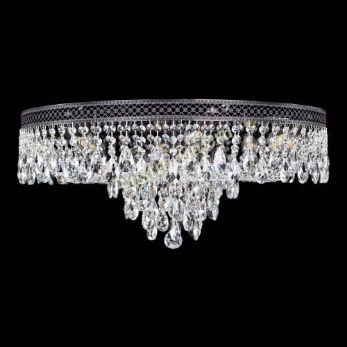 Люстра Венеция Кольцо журавлик №8 черная в Самаре Гусь Хрустальный