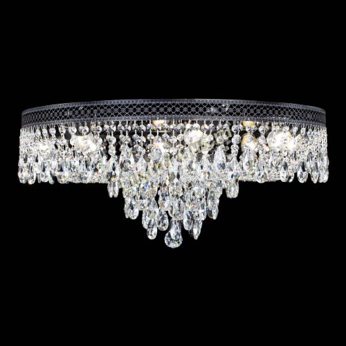 Люстра Венеция Кольцо журавлик №8 черная в Самаре Гусь Хрустальный