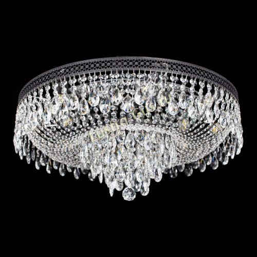 Люстра Венеция Кольцо журавлик №8 черная в Самаре Гусь Хрустальный