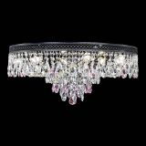 Люстра Венеция Кольцо Черная №8 розовая в Самаре