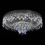 Люстра Венеция Кольцо Черная №8 синяя в Самаре Люстра Венеция Кольцо Черная №8 синяя в Самаре