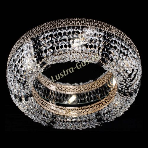 Люстра Венеция Кольцо черная в Самаре Гусь Хрустальный