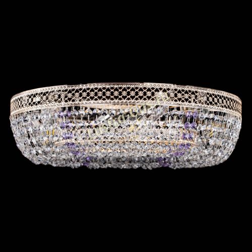 Люстра Венеция Кольцо фиолетовая в Самаре Гусь Хрустальный