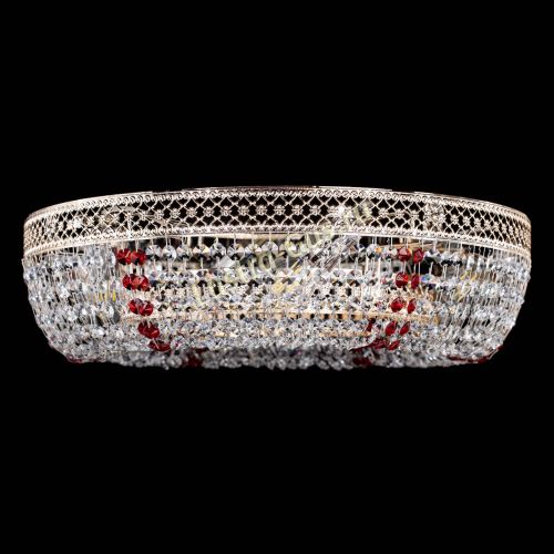 Люстра Венеция Кольцо красная в Самаре Гусь Хрустальный