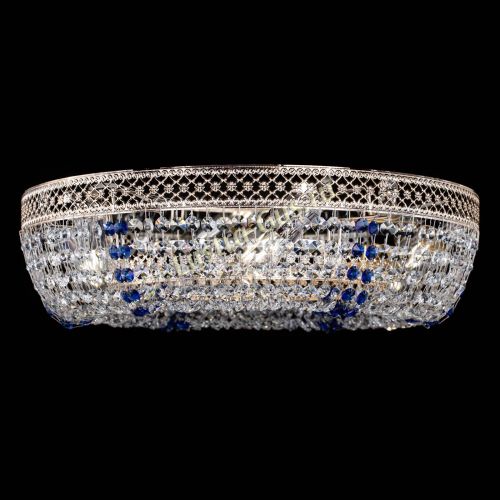 Люстра Венеция Кольцо синяя в Самаре Гусь Хрустальный