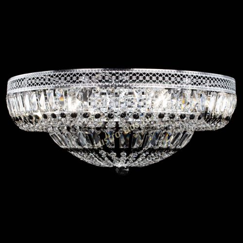 Люстра Венеция Купол пластинка 600 Черная в Самаре Гусь Хрустальный