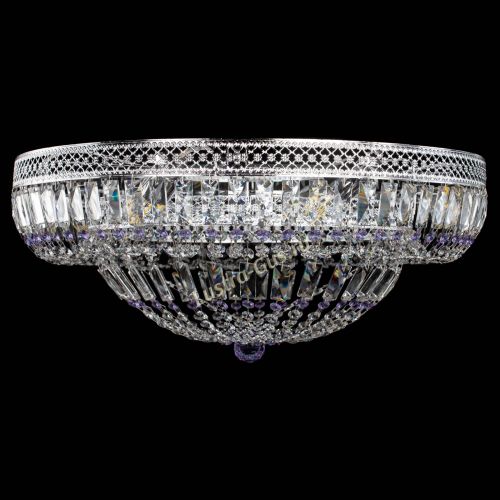 Люстра Венеция Купол пластинка 600 Фиолетовая в Самаре Гусь Хрустальный