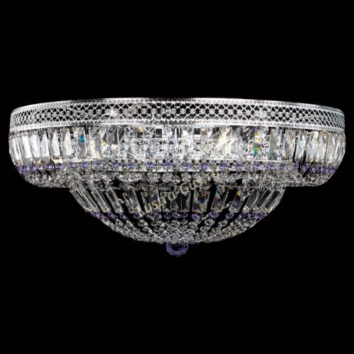 Люстра Венеция Купол пластинка 600 Фиолетовая в Самаре Гусь Хрустальный