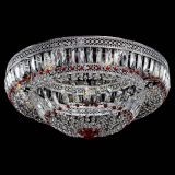 Люстра Венеция Купол пластинка 600 Красная в Самаре