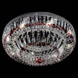 Люстра Венеция Купол пластинка 600 Красная в Самаре