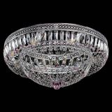 Люстра Венеция Купол пластинка 600 Розовая в Самаре