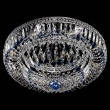 Люстра Венеция Купол пластинка 600 Синяя в Самаре