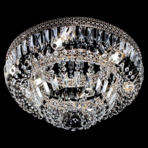 Люстра Венеция Купол пластинка Черная в Самаре Гусь Хрустальный